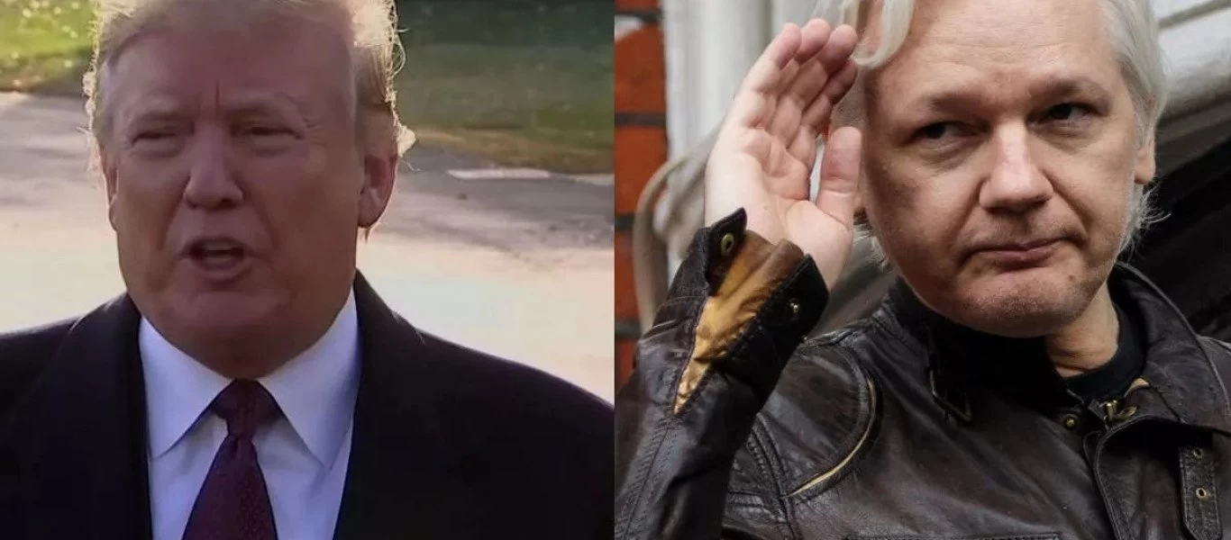 Ο Ντόναλντ Τραμπ αφήνει το στίγμα του: Έδωσε χάρη στον Τζούλιαν Ασσάνζ - Ελεύθερος ο ιδρυτής των Wikileaks